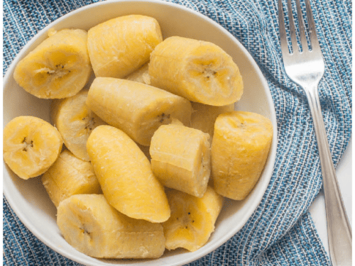 CARIBBEAN PLANTAIN DISHES: Boiled Plantains