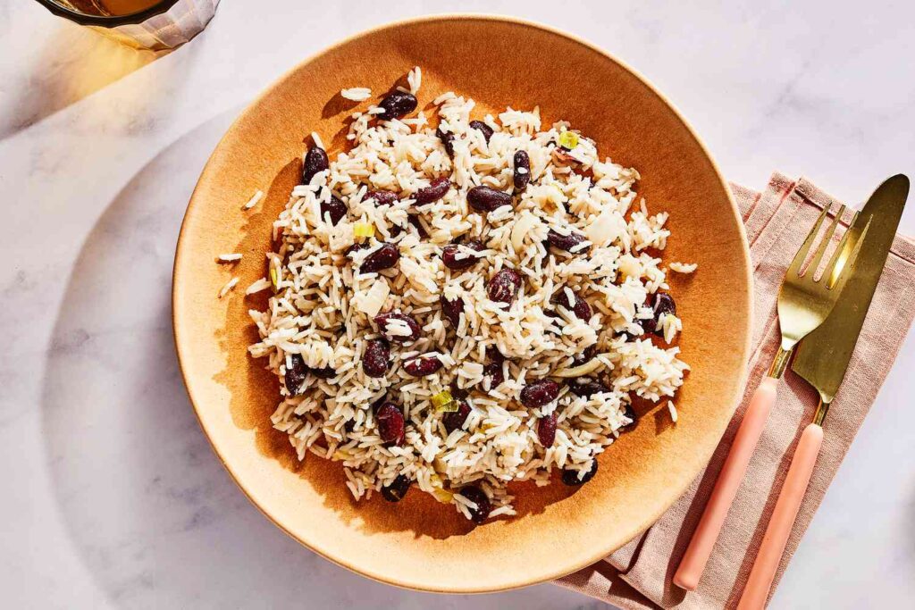 SIDES TO GO WITH JAMAICAN JERK CHICKEN : Coconut Rice and Beans