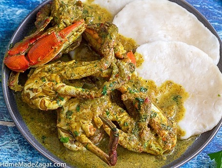 Curried Crab and Dumplings: CARIBBEAN SEAFOOD DISHES