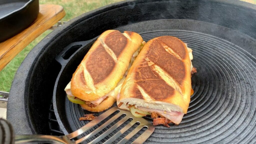 Butter the outside of your CUBAN SANDWICH to ensure a golden, crispy crust.