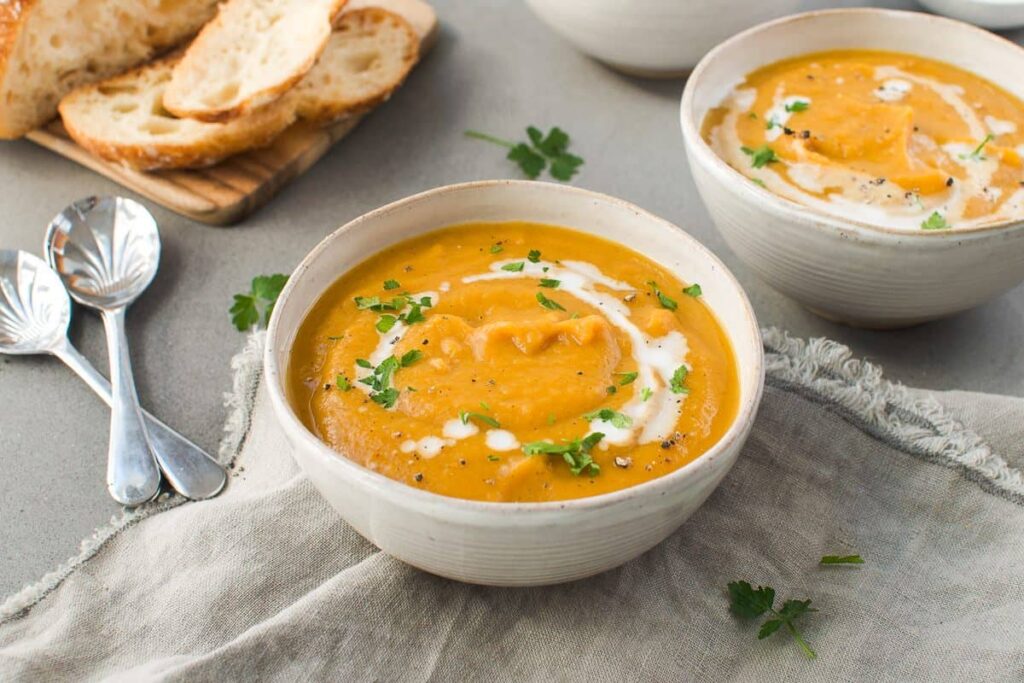 Bajan Pumpkin and Sweet Potato Soup
